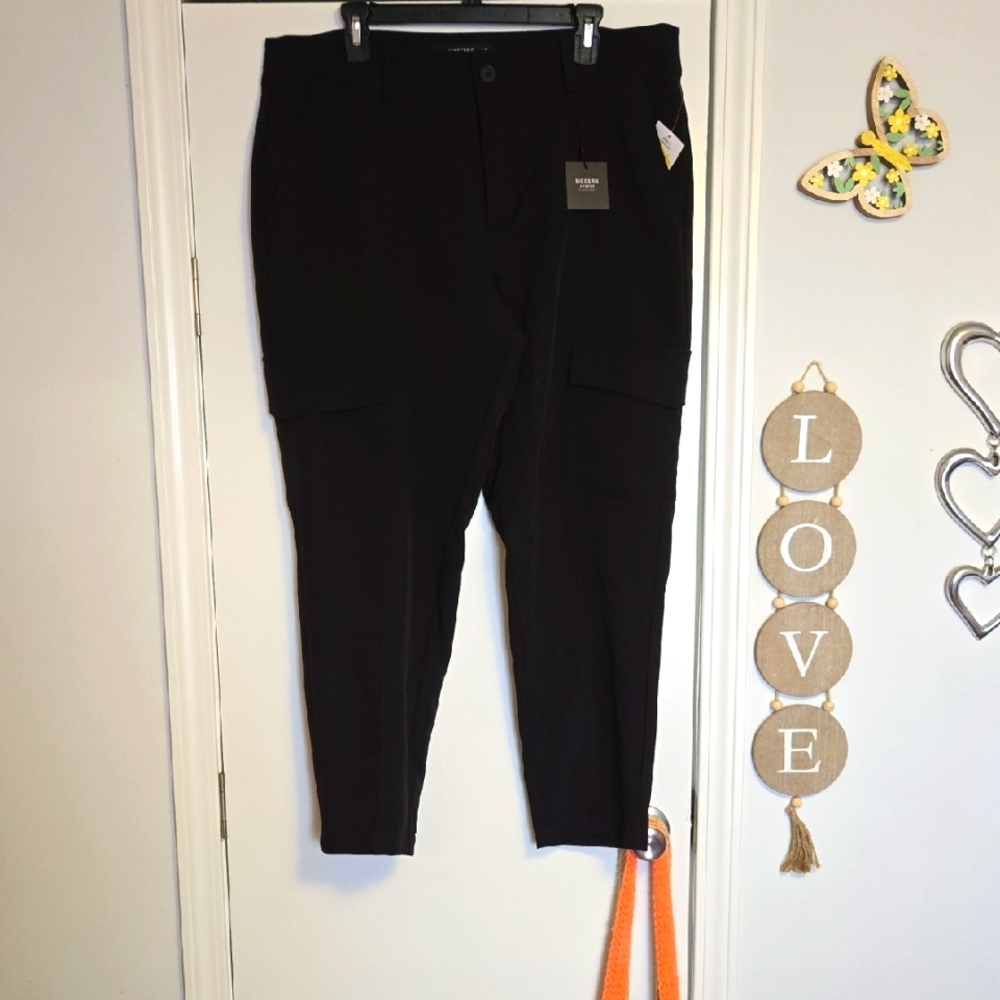 Modernsupply By Sanctuary Women's Black Cargo Pants